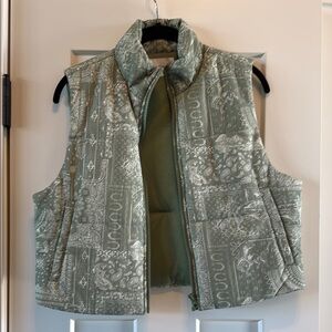Green Quilted Women's Vest